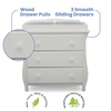 image:imageDelta Children Lancaster 3 Drawer Dresser with Changing Top and Interlocking Drawers  Greenguard Gold Certified Bianca WhiteBianca White