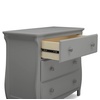 image:imageDelta Children Lancaster 3 Drawer Dresser with Changing Top and Interlocking Drawers  Greenguard Gold Certified Bianca WhiteGrey