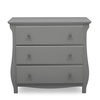 image:imageDelta Children Lancaster 3 Drawer Dresser with Changing Top and Interlocking Drawers  Greenguard Gold Certified Bianca WhiteGrey