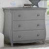 image:imageDelta Children Lancaster 3 Drawer Dresser with Changing Top and Interlocking Drawers  Greenguard Gold Certified Bianca WhiteGrey