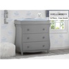 image:imageDelta Children Lancaster 3 Drawer Dresser with Changing Top and Interlocking Drawers  Greenguard Gold Certified Bianca WhiteGrey