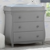 image:imageDelta Children Lancaster 3 Drawer Dresser with Changing Top and Interlocking Drawers  Greenguard Gold Certified Bianca WhiteGrey