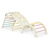 image:imageDelta Children Lil Climber Gym  Indoor Climbing GymJungle Gym for Kids  Montessori Toy with Reversible ArchRocking Chair Reversible Rock WallSlide Ramp and Pikler Triangle  for Toddlers 3