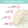 image:imageDelta Children Lil Climber Gym  Indoor Climbing GymJungle Gym for Kids  Montessori Toy with Reversible ArchRocking Chair Reversible Rock WallSlide Ramp and Pikler Triangle  for Toddlers 3