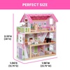 image:imageDelta Children Little Gem Dollhouse  3Story Dollhouse with 4 Rooms  Includes 16 Accessories  Fits 5inch Dolls  Pretend Play Dream Gift for Ages 3