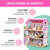 image:imageDelta Children Little Gem Dollhouse  3Story Dollhouse with 4 Rooms  Includes 16 Accessories  Fits 5inch Dolls  Pretend Play Dream Gift for Ages 3