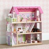 image:imageDelta Children Little Gem Dollhouse  3Story Dollhouse with 4 Rooms  Includes 16 Accessories  Fits 5inch Dolls  Pretend Play Dream Gift for Ages 3