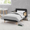 image:imageDelta Children Logan Wood Toddler Bed Greenguard Gold Certified Midnight GreyNaturalMidnight GreyNatural