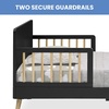 image:imageDelta Children Logan Wood Toddler Bed Greenguard Gold Certified Midnight GreyNaturalMidnight GreyNatural