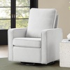 image:imageDelta Children Luna Nursery Swivel Glider  Greenguard Gold Certified and OekoTEX Standard 100 Fabric Dovetail GreyDovetail Grey