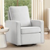 image:imageDelta Children Luna Nursery Swivel Glider  Greenguard Gold Certified and OekoTEX Standard 100 Fabric Dovetail GreyDovetail Grey