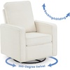 image:imageDelta Children Luna Nursery Swivel Glider  Greenguard Gold Certified and OekoTEX Standard 100 Fabric Dovetail GreyOatmeal