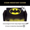 image:imageDelta Children Marvel Black Panther Cozee FlipOut Sofa with Memory Foam  2in1 Convertible Sofa to Lounger BlackBatman