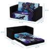 image:imageDelta Children Marvel Black Panther Cozee FlipOut Sofa with Memory Foam  2in1 Convertible Sofa to Lounger BlackMarvel Black Panther