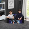 image:imageDelta Children Marvel Black Panther Cozee FlipOut Sofa with Memory Foam  2in1 Convertible Sofa to Lounger BlackMarvel Black Panther