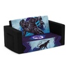image:imageDelta Children Marvel Black Panther Cozee FlipOut Sofa with Memory Foam  2in1 Convertible Sofa to Lounger BlackMarvel Black Panther