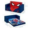 image:imageDelta Children Marvel Black Panther Cozee FlipOut Sofa with Memory Foam  2in1 Convertible Sofa to Lounger BlackSpiderMan