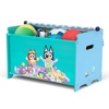 image:imageDelta Children Marvel Spidey and His Amazing Friends Toy Box with Retractable Fabric Top BlueBluey