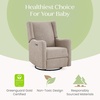 image:imageDelta Children Mercer Electronic Power Recliner and Swivel Glider with USB Port in LiveSmart Performance Fabric  Water Repellent amp Stain Resistant PearlSand