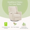 image:imageDelta Children Mercer Electronic Power Recliner and Swivel Glider with USB Port in LiveSmart Performance Fabric  Water Repellent amp Stain Resistant PearlShell
