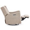 image:imageDelta Children Mercer Electronic Power Recliner and Swivel Glider with USB Port in LiveSmart Performance Fabric  Water Repellent amp Stain Resistant PearlSand
