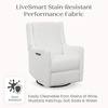 image:imageDelta Children Mercer Electronic Power Recliner and Swivel Glider with USB Port in LiveSmart Performance Fabric  Water Repellent amp Stain Resistant PearlPearl