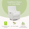 image:imageDelta Children Mercer Electronic Power Recliner and Swivel Glider with USB Port in LiveSmart Performance Fabric  Water Repellent amp Stain Resistant PearlPearl