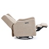 image:imageDelta Children Mercer Electronic Power Recliner and Swivel Glider with USB Port in LiveSmart Performance Fabric  Water Repellent amp Stain Resistant PearlSand