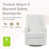 image:imageDelta Children Mercer Electronic Power Recliner and Swivel Glider with USB Port in LiveSmart Performance Fabric  Water Repellent amp Stain Resistant PearlPearl
