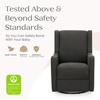 image:imageDelta Children Mercer Electronic Power Recliner and Swivel Glider with USB Port in LiveSmart Performance Fabric  Water Repellent amp Stain Resistant PearlDark Grey