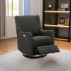 image:imageDelta Children Mercer Electronic Power Recliner and Swivel Glider with USB Port in LiveSmart Performance Fabric  Water Repellent amp Stain Resistant PearlDark Grey