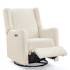 image:imageDelta Children Mercer Electronic Power Recliner and Swivel Glider with USB Port in LiveSmart Performance Fabric  Water Repellent amp Stain Resistant PearlShell