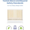 image:imageDelta Children Mia Portable Folding Mini Crib with 15Inch Mattress  Greenguard Gold Certified Bianca WhiteNaturalBianca WhiteNatural