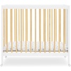 image:imageDelta Children Mia Portable Folding Mini Crib with 15Inch Mattress  Greenguard Gold Certified Bianca WhiteNaturalBianca WhiteNatural