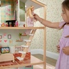 image:imageDelta Children Moveable Mansion Dollhouse  360Degree Play Dollhouse with Wheeled Base  Includes 16 Accessories  Fits 12inch Dolls  Pretend Play Dream Gift for Ages 3