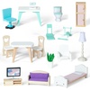image:imageDelta Children Moveable Mansion Dollhouse  360Degree Play Dollhouse with Wheeled Base  Includes 16 Accessories  Fits 12inch Dolls  Pretend Play Dream Gift for Ages 3