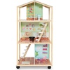 image:imageDelta Children Moveable Mansion Dollhouse  360Degree Play Dollhouse with Wheeled Base  Includes 16 Accessories  Fits 12inch Dolls  Pretend Play Dream Gift for Ages 3