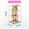 image:imageDelta Children Moveable Mansion Dollhouse  360Degree Play Dollhouse with Wheeled Base  Includes 16 Accessories  Fits 12inch Dolls  Pretend Play Dream Gift for Ages 3