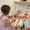 image:imageDelta Children Moveable Mansion Dollhouse  360Degree Play Dollhouse with Wheeled Base  Includes 16 Accessories  Fits 12inch Dolls  Pretend Play Dream Gift for Ages 3