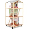 image:imageDelta Children Moveable Mansion Dollhouse  360Degree Play Dollhouse with Wheeled Base  Includes 16 Accessories  Fits 12inch Dolls  Pretend Play Dream Gift for Ages 3