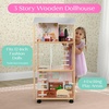 image:imageDelta Children Moveable Mansion Dollhouse  360Degree Play Dollhouse with Wheeled Base  Includes 16 Accessories  Fits 12inch Dolls  Pretend Play Dream Gift for Ages 3