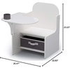 image:imageDelta Children MySize Chair Desk With Storage Bin GreyBianca White