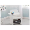 image:imageDelta Children MySize Chair Desk With Storage Bin GreyBianca White