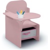 image:imageDelta Children MySize Chair Desk With Storage Bin GreyDusty Rose