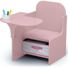 image:imageDelta Children MySize Chair Desk With Storage Bin GreyDusty Rose