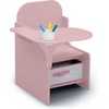 image:imageDelta Children MySize Chair Desk With Storage Bin GreyDusty Rose