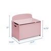 image:imageDelta Children MySize Deluxe Toy Box Dusty RoseDusty Rose