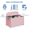 image:imageDelta Children MySize Deluxe Toy Box Dusty RoseDusty Rose