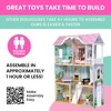 image:imageDelta Children MySize Dollhouse  Large 3Story Dollhouse with 7 Rooms Includes 12 Accessories  Fits 12inch Dolls  Pretend Play Dream Gift for Ages 3