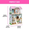image:imageDelta Children MySize Dollhouse  Large 3Story Dollhouse with 7 Rooms Includes 12 Accessories  Fits 12inch Dolls  Pretend Play Dream Gift for Ages 3